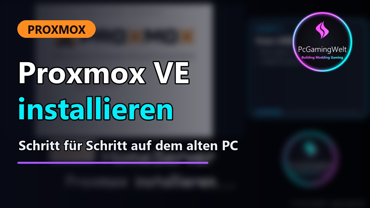 Proxmox VE installieren – Schritt für Schritt auf dem alten PC